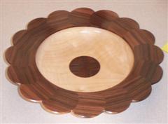 The winning Sycamore and rosewood bowl